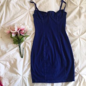 ✨ XS cobalt clue American apparel dress